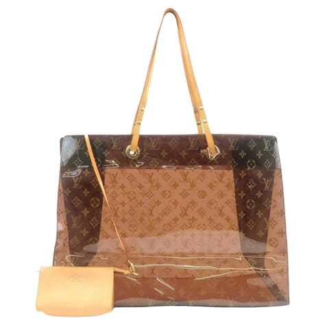 clear louis vuitton bag.